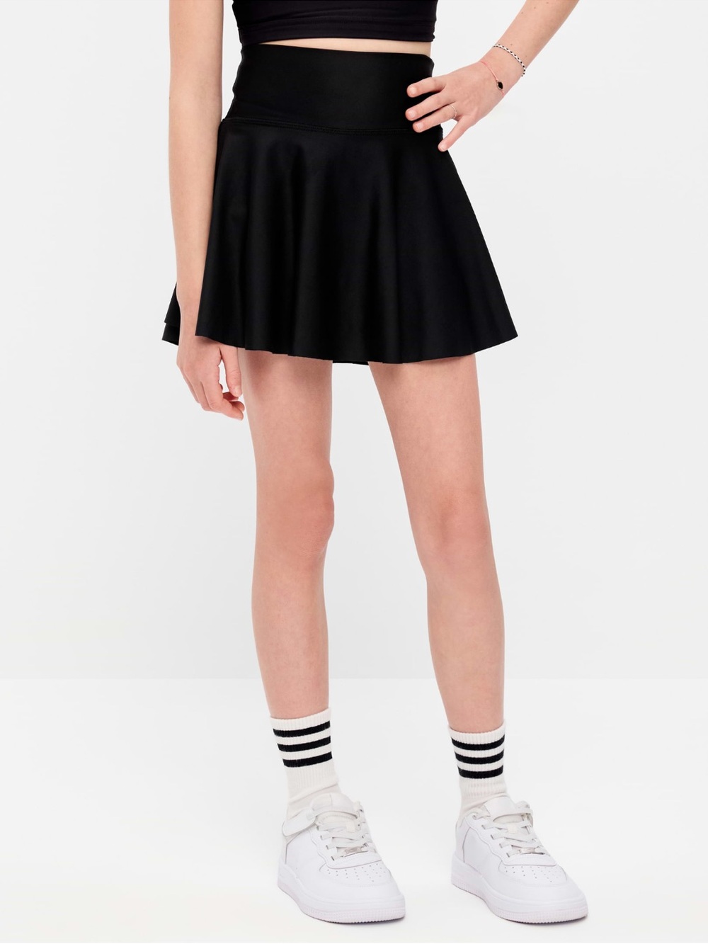 Old Navy Black Flared Skater Mini Skirt